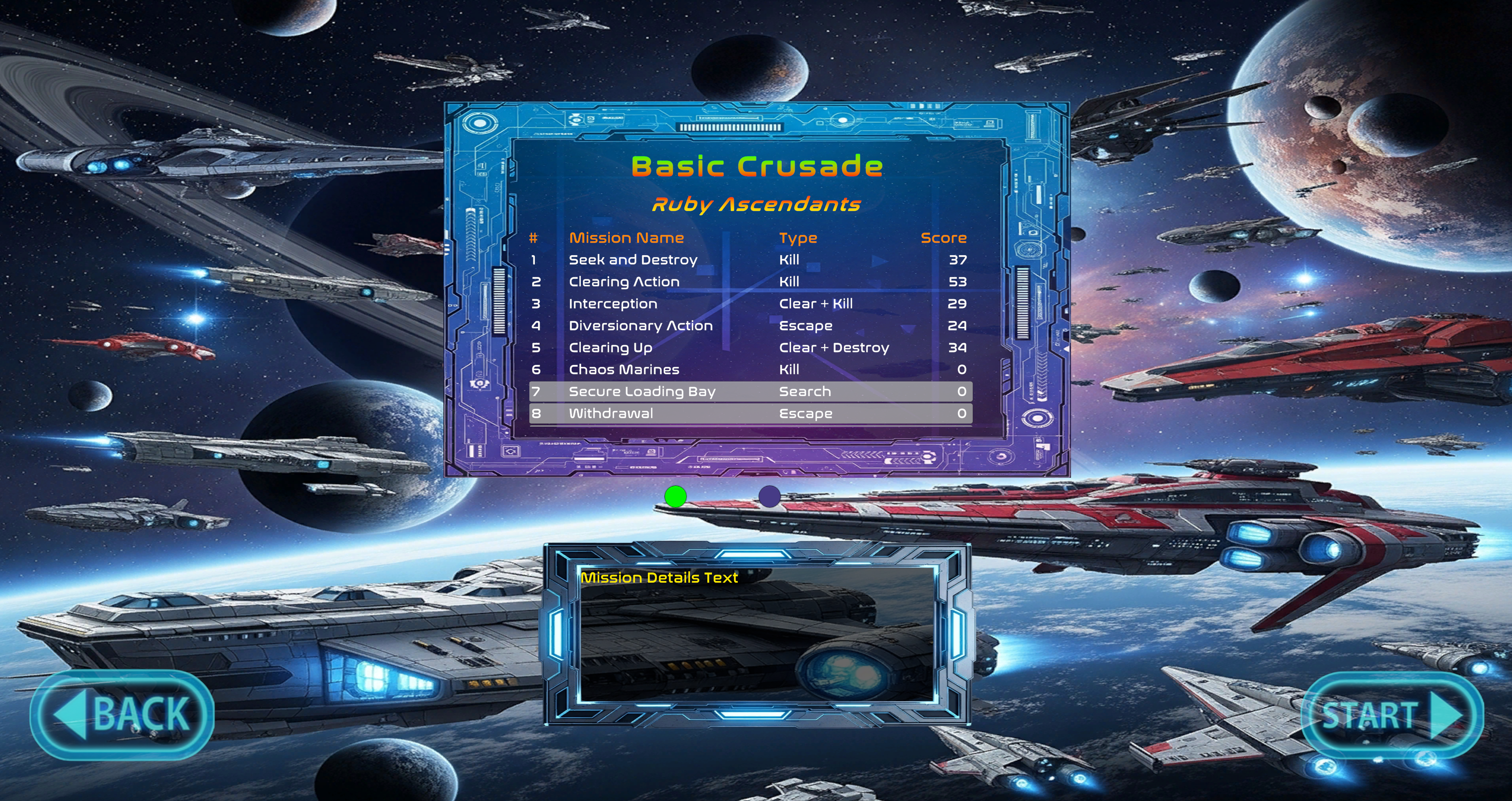Campaign Loader Screen